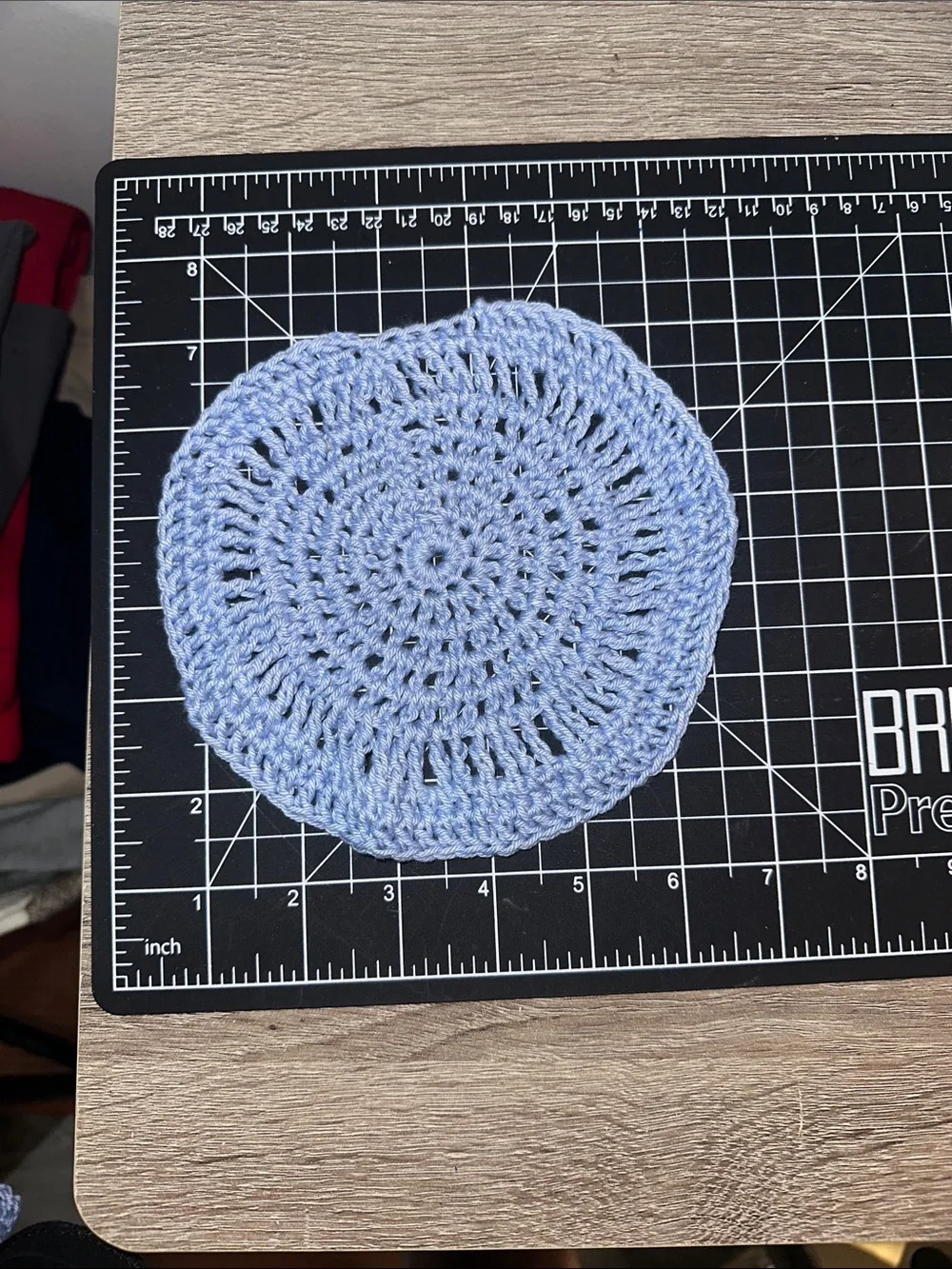 Crocheted doilies bundle of 3 100% cotton